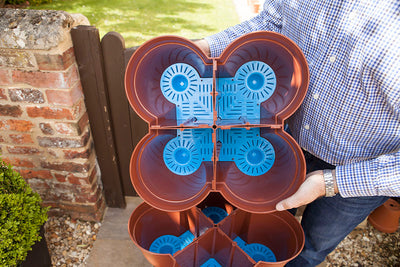 Stackable Planter Multi-functional: The Stackapots ‘Multi-Tubs’ Stacking Planter