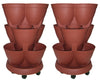 Stackable Planter Extra Large: Stackapots ‘Maxi’ Stacking Tubs TWIN PACK