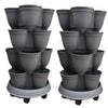 Stackable Planter / Wall Planter: Stackapots ‘Multi-Tubs’ Multi-Functional  TWIN PACK